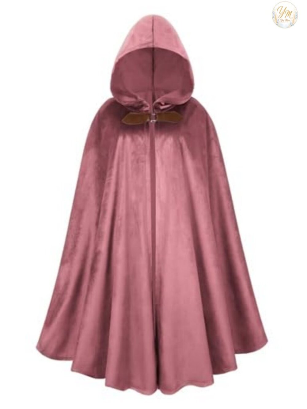 Renaissance Hooded Cape Medieval Cloak Velvet Halloween Costume